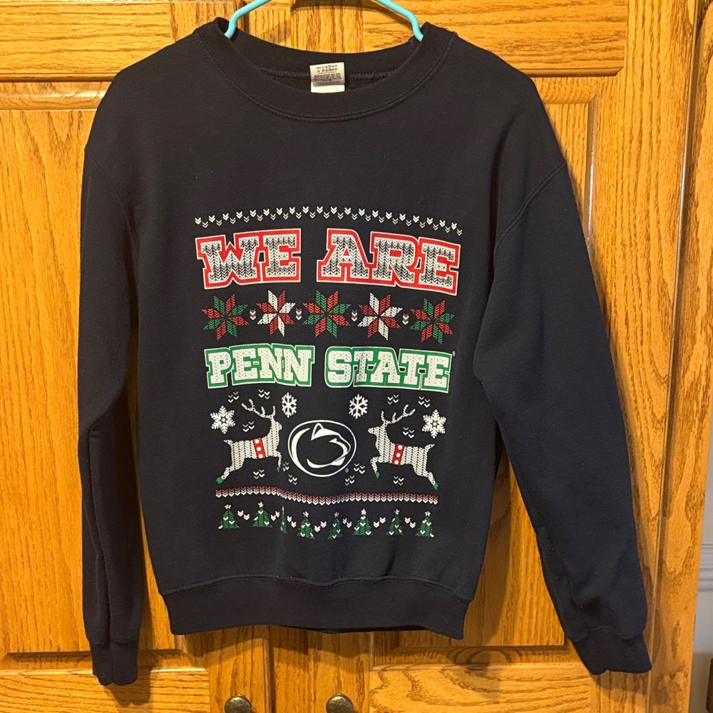 Gildan Navy Penn State Crewneck Sweatshirt